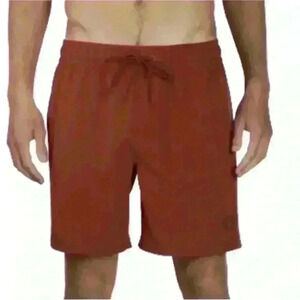 NWT! Imperial Motion “Seeker" Volley- Swim Shorts In Hot Sauce Size XL